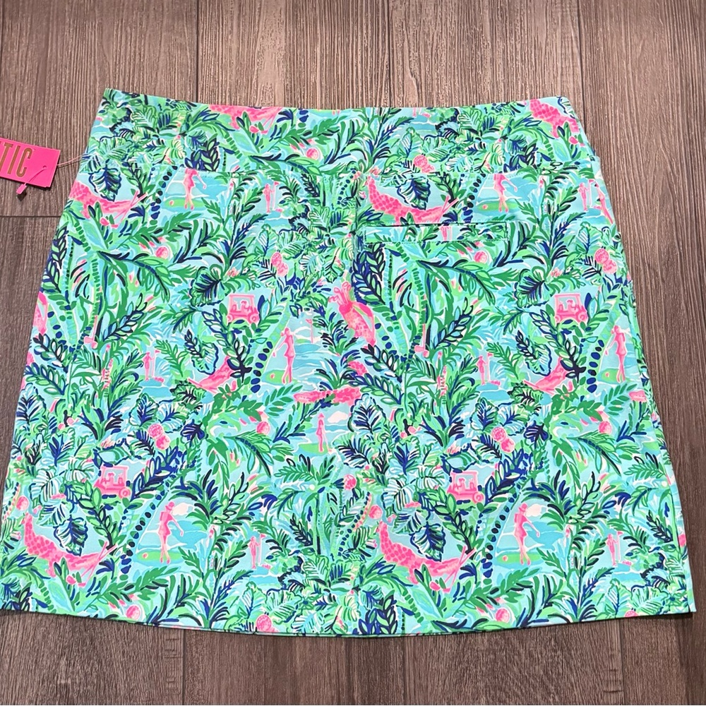 Lilly Pulitzer Monica UPF Skort 50+ Blue Horizon Par Fection Golf - Picture 5 of 6